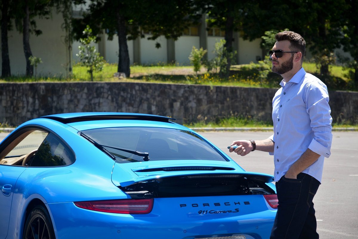 Camisa Argali Falklands Azul Claro - Porsche 911 Carrera