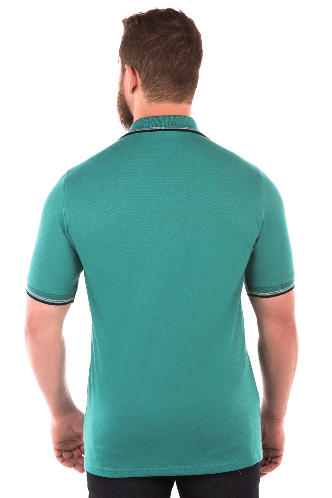 camisa polo verde agua masculina
