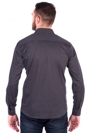 Camisa Slim Fit Argali Falklands ML - Listrado Vertical Clássico