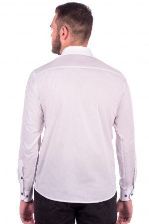 Camisa Slim Fit Argali Falklands ML - Branco Clean