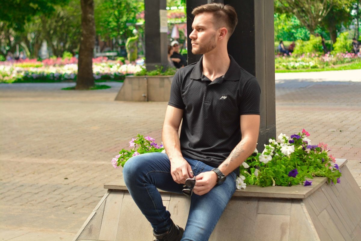 Polo Argali Preto Poá One