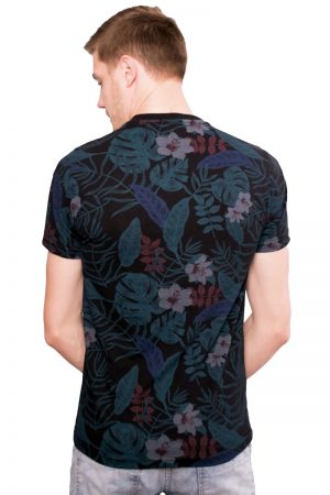 Camiseta Argali Altai Floral Primavera (costas)