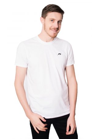 Camiseta Argali Prime Basic Branca (lado)