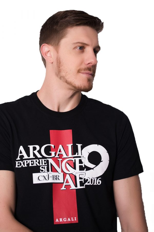 Camiseta Argali CXJ Preta (detalhe)